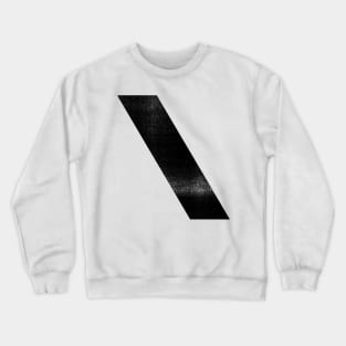 Backslash - Black Crewneck Sweatshirt